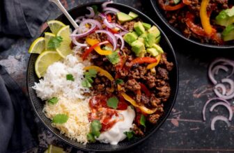 Minced Beef Fajita Bowl (Fast, Flexible, Big Flavour)